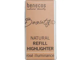 benecos natural beauty Refill Highlighter Rose Illuminance