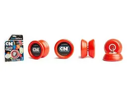 YoYoFactory ONE TM YoYo fuer Beginner und Fortgeschrittene 53 mm B 30 mm 58 g rot inkl 2 Kugellager