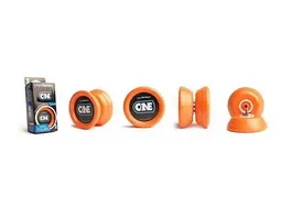 YoYoFactory ONE TM YoYo fuer Beginner und Fortgeschrittene 53 mm B 30 mm 58 g orange inkl 2 Kugellager