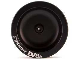 YoYoFactory DV888 YoYo fuer Beginner Fortgeschrittene und Profis 50 mm B 40 5 mm 67 g schwarz mit patentiertem Spielsystem