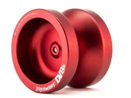 YoYoFactory DV888 YoYo fuer Beginner Fortgeschrittene und Profis 50 mm B 40 5 mm 67 g rot mit patentiertem Spielsystem