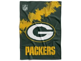 Green Bay Packers Flannel Decke