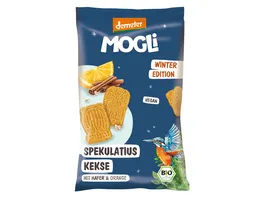 MOGLi Bio Spekulatius Kekse mit Hafer und Orange