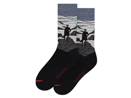 MuseARTa Unisex Socken Caspar David Friedrich Der Wanderer ueber dem Nebelmeer