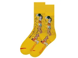 MuseARTa Unisex Socken Gustav Klimt Der Kuss