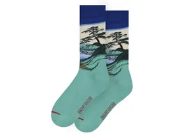 MuseARTa Unisex Socken Katsushika Hokusai Mount Fuji