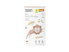 loewenzahn organics Bio Baby Porridge 4 Korn