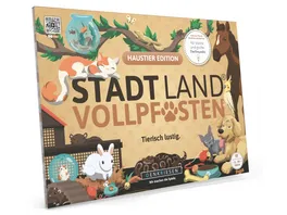 Denkriesen Stadt Land Vollpfosten Haustier Edition Fuer alle Felle A4 Spielblock