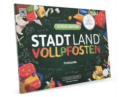 Denkriesen Stadt Land Vollpfosten School Edition Freistunde A4 Spielblock