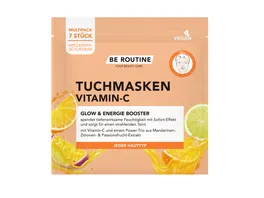 be routine Tuchmaske Vitamin C