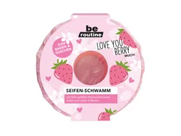 be routine Seifen Schwamm LOVE YOU BERRY MUCH