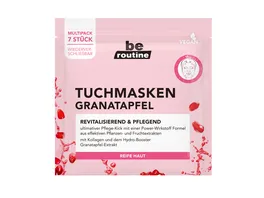 be routine Tuchmasken Granatapfel