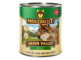 Wolfsblut Hundenassfutter Green Valley Lamm Lachs Kartoffeln