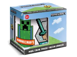 Tasse Minecraft Alex Steve Creeper