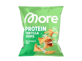 MORE NUTRITION Protein Tortilla Chips Sour Cream Onion