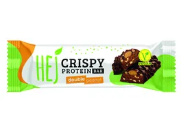 HEJ Vegan Crispy Protein Bar Double Peanut