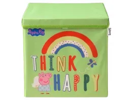 Lifeney Aufbewahrungsbox mit Deckel Peppa Pig 33x33x33cm