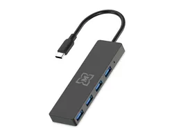 Mueller USB Type C auf USB 3 0 Verteiler 1 4 bus powered Schwarz