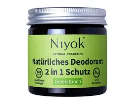 Niyok 2 in 1 Deodorant Creme Anti Transpirant Green Touch