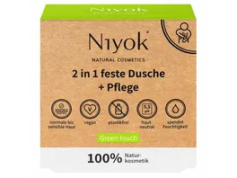 Niyok 2 in 1 feste Dusche Pflege Green Touch