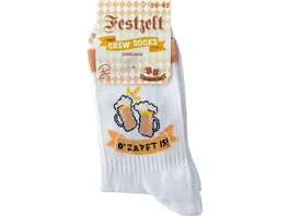 Herren Socken Festzelt O Zapft is 2er Pack