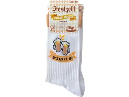 Herren Socken Festzelt O Zapft is 2er Pack