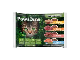 Pawsome Katzennassfutter Adult Mixpack