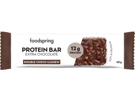 Foodspring Protein Bar Extra Chocolate Duoble Choc Cashew