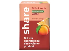 share Stueckseife Pfirsich Orange
