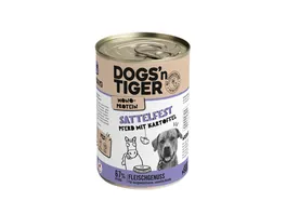 Dogs n Tiger Adult Hundenassfutter Sattelfest Pferd Kartoffel