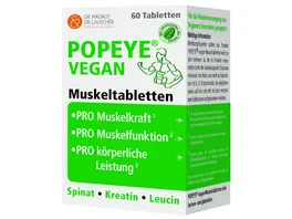 Madaus Lauscher Popeye vegane Muskeltabletten