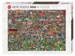 Heye Standardpuzzle 3000 Teile Football History