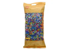 Hama Buegelperlen midi5 Perlenbeutel 6000 Stck Glitter Mix