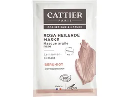 CATTIER Rosa Heilerde Maske Sachet 12 5 ml