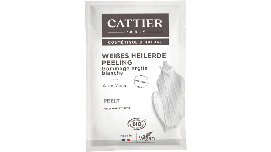 CATTIER Weiße Heilerde Peeling Sachet 12,5 ml