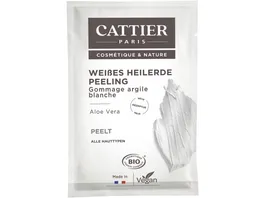 CATTIER Weisse Heilerde Peeling Sachet 12 5 ml