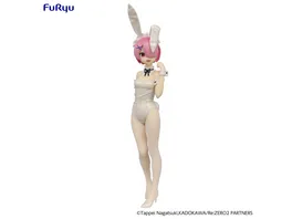 Re Zero Starting Life in Another World BiCute Bunnies PVC Statue Ram White Pearl Color Ver 30 cm