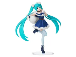 Hatsune Miku SPM PVC Statue Christmas 2020 Blue 22 cm Anime Figur