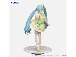 Hatsune Miku Exceed Creative PVC Statue SweetSweets Series Macaroon Citron Color Ver 22 cm