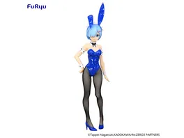 Re Zero BiCute Bunnies PVC Statue Rem Blue Color Ver 30 cm