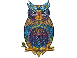 ELLIOT UNIDRAGON Charming Owl 25 x 43 cm Groesse L Holzpuzzle 366 Teile