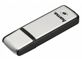 Hama USB Stick Fancy USB 2 0 16 GB 10MB s Schwarz Silber