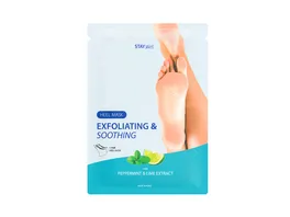 STAY Well Exfoliating Soothing Heel Mask PEPPERMINT LIME