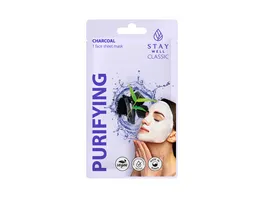 STAY Well Classic sheet mask CHARCOAL Purifying