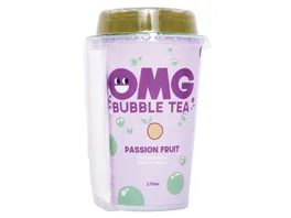 OMG Bubble Tee Passionsfrucht Popping Bubbles mit Apfel Geschmack