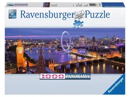 Ravensburger Puzzle Panorama Puzzle London bei Nacht 1000 Teile