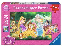 Ravensburger Puzzle Beste Freunde der Prinzessinnen 2 x 24 Teile