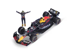 Bburago 1 24 F1 Red Bull RB19 2023 mit Figur 1 Verstappen