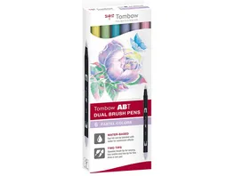 Tombow ABT Dual Brush Pens 6er Set Pastell