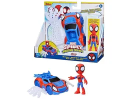 Hasbro Marvel Spidey and His Amazing Friends Spidey Web Flitzer Set
